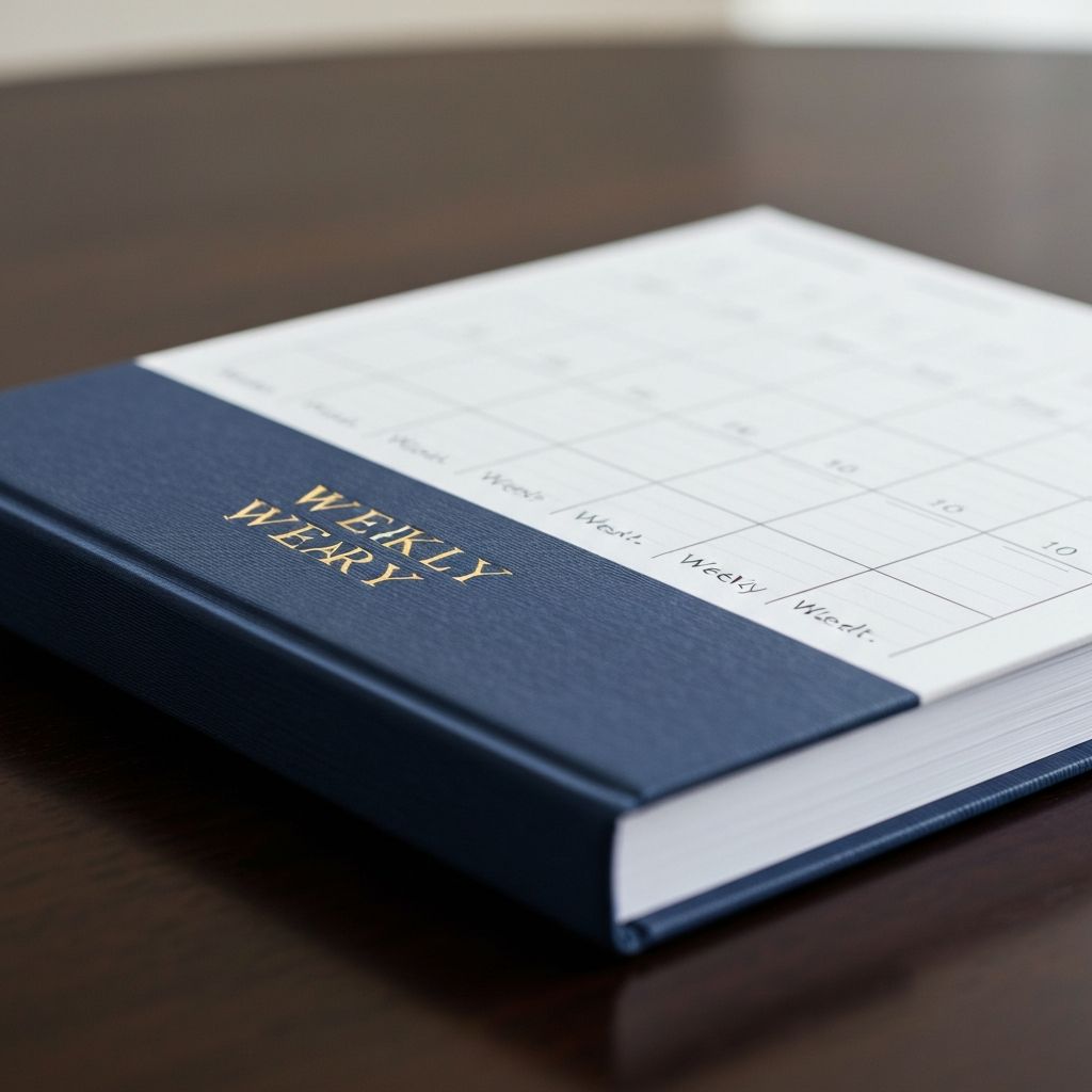 프리미엄 위클리 다이어리